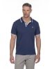 The Time of Bocha 2er-Set: Poloshirts in Dunkelblau/ Türkis