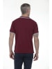 The Time of Bocha 2er-Set: Poloshirts in Bordeaux/ Weiß