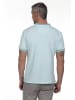 The Time of Bocha 2er-Set: Poloshirts in Hellblau/ Khaki