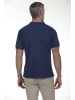 The Time of Bocha 2-delige set: poloshirts turquoise/donkerblauw