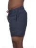 The Time of Bocha 2er-Set: Badeshorts in Dunkelblau/ Türkis