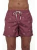The Time of Bocha 2er-Set: Badeshorts in Dunkelblau/ Rot