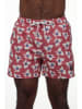 The Time of Bocha 3-delige set: zwemshorts donkerblauw/rood/blauw