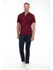 The Time of Bocha Poloshirt in Bordeaux in Rot
