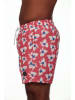 The Time of Bocha Badeshorts in Rot