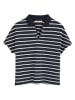 Polo Club Shirt in Dunkelblau/ Weiß