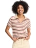 Polo Club Shirt in Beige/ Bordeaux