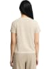 Polo Club Shirt in Beige/ Weiß