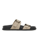 Polo Club Leder-Pantoletten in Beige