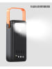 SmartCase Solar-Powerbank in Schwarz - 50 000 mAh