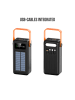 SmartCase Solarny powerbank w kolorze czarnym - 50.000 mAh