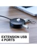 SmartCase Rozdzielacz USB w kolorze czarnym