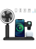 SmartCase 3in1-Induktions-Ladestation in Schwarz