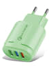 SmartCase Kostka USB w kolorze zielonym z kablem Lightning