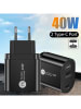 SmartCase USB-Netzstecker in Schwarz