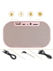 SmartCase Budzik Bluetooth w kolorze jasnoróżowym z radiem