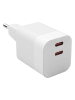 SmartCase Wtyczka USB-C w kolorze białym do szybkiego ładowania