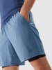 4F Trainingsshort blauw