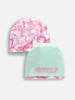 Coccodrillo Wende-Beanie in Pink/ Türkis
