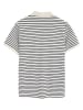 Polo Club Poloshirt in Creme/ Dunkelblau