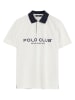 Polo Club Poloshirt in Weiß/ Dunkelblau