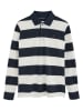 Polo Club Poloshirt wit/donkerblauw
