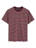 Polo Club Shirt in Bordeaux/ Weiß