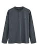 Polo Club Longsleeve in Dunkelgrau
