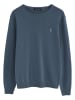 Polo Club Pullover in Blaugrau