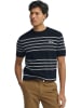 Polo Club Shirt in Dunkelblau/ Weiß