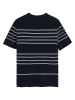 Polo Club Shirt in Dunkelblau/ Weiß