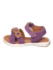 lamino Leder-Sandalen in Lila