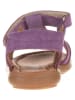 lamino Leder-Sandalen in Lila
