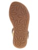 lamino Leder-Sandalen in Gelb