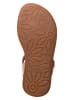 lamino Leren sandalen lichtroze
