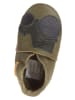 lamino Leder-Krabbelschuhe in Khaki