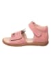lamino Leren sandalen lichtroze