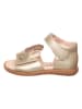 lamino Leder-Sandalen in Gold