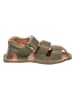 lamino Barfuß-Halbsandalen in Khaki