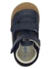lamino Leren enkelsandalen donkerblauw