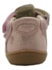 lamino Leren enkelsandalen lichtroze