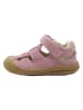 lamino Leren enkelsandalen lichtroze