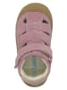 lamino Leren enkelsandalen lichtroze