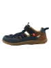 lamino Leren barefootenkelsandalen donkerblauw