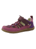 lamino Leren barefootenkelsandalen paars