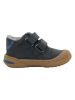 lamino Leren sneakers donkerblauw
