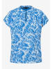 More & More Blouse blauw/wit