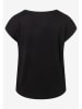 More & More Bluse in Schwarz/ Beige