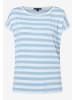 More & More Shirt lichtblauw/wit
