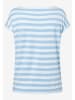 More & More Shirt lichtblauw/wit